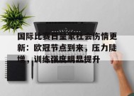国际比赛日皇家社会伤情更新：欧冠节点到来，压力陡增，训练强度明显提升的简单介绍-英雄联盟